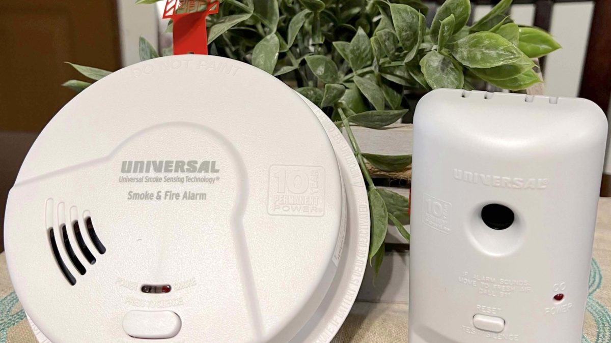smoke and co alarms unpackaged