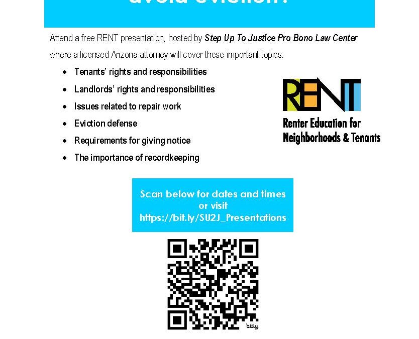 RENT-Flyer-3.25.25, do you know how to avoid eviction