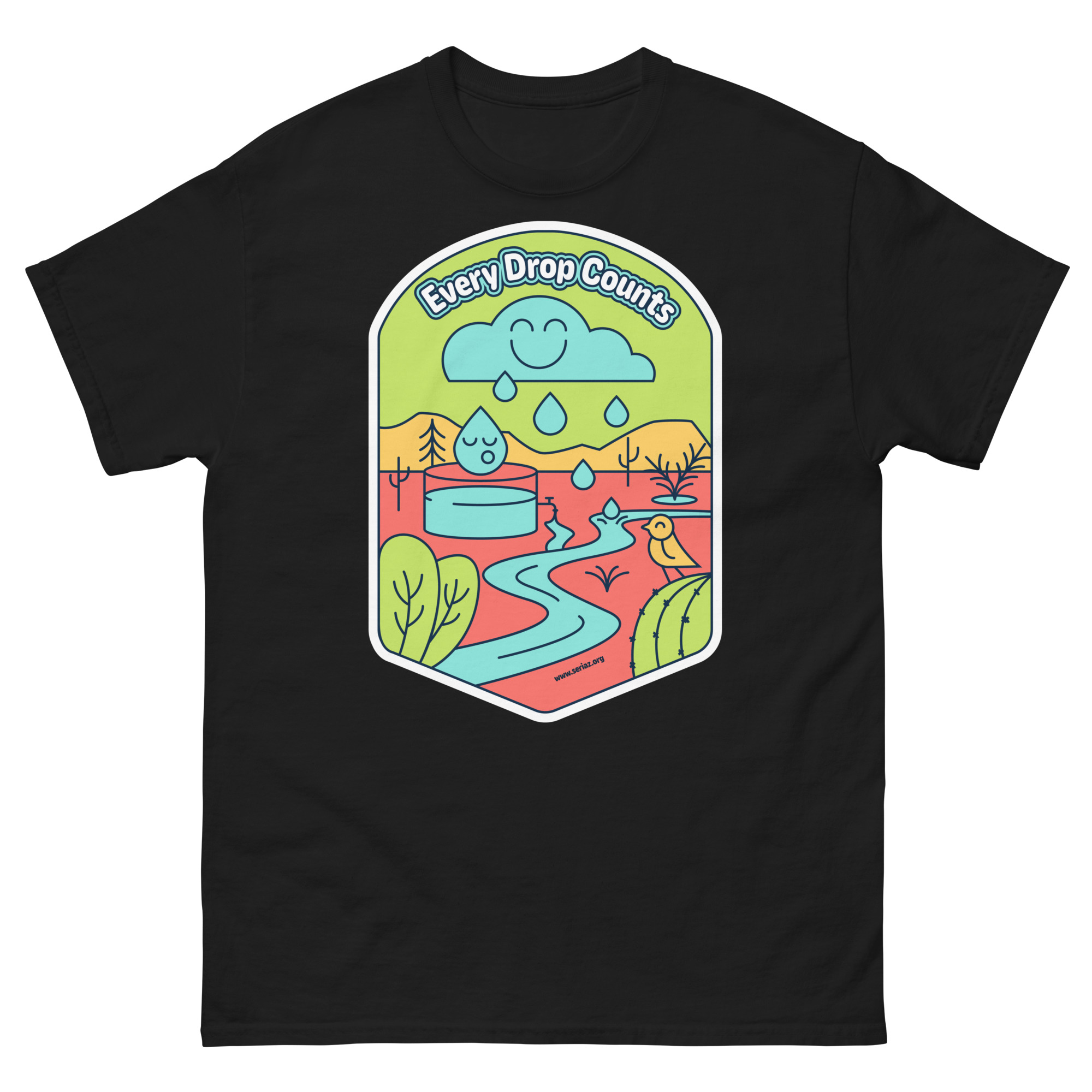 Unisex classic tee black front 68a3843a6b2d4.jpg