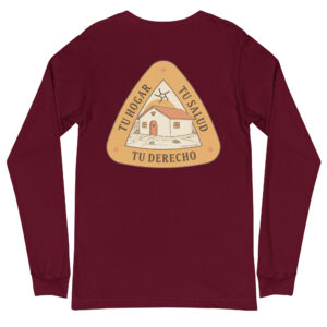 Unisex long sleeve tee maroon back 68d41e81f129e.jpg